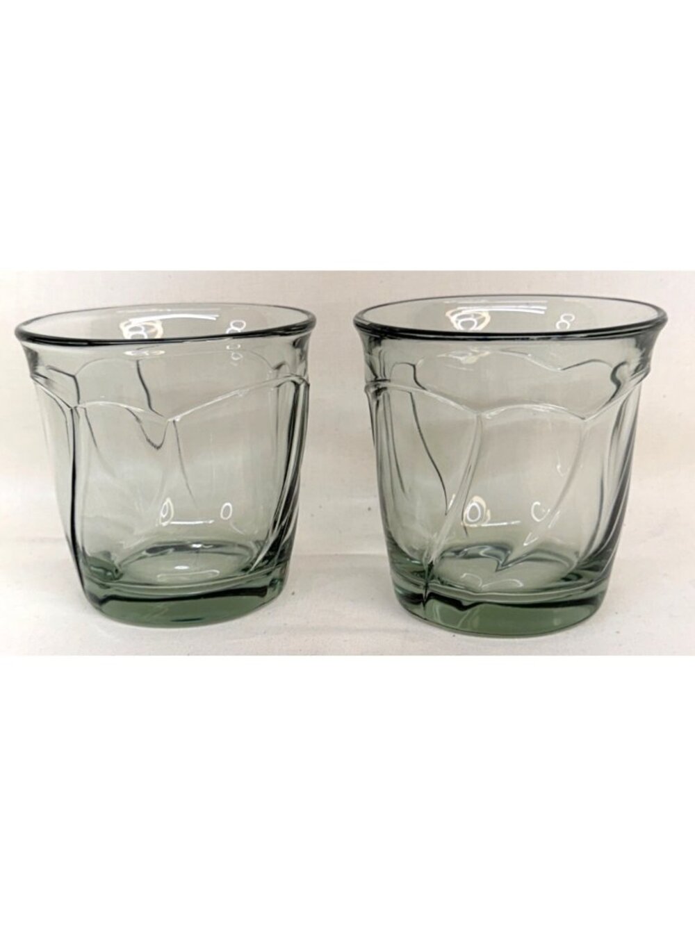 Noritake Light Green Glass Tumbler Pair